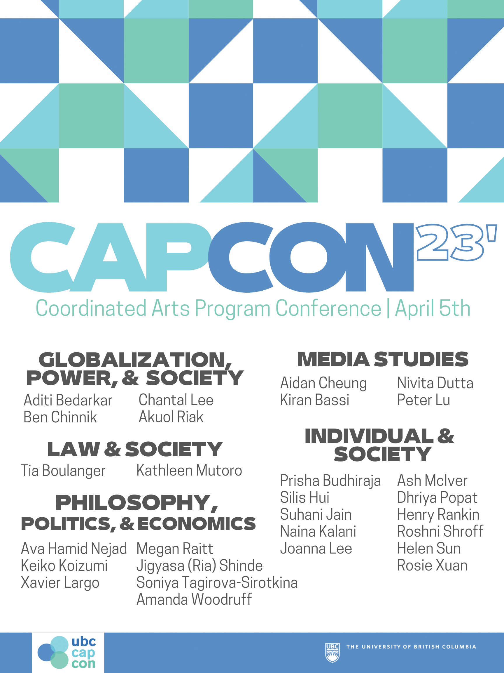 Join us for CAPCON 2023! Coordinated Arts Program